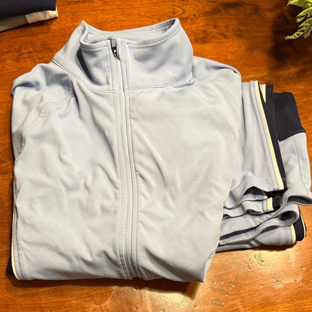 Lou & Grey Light Blue Zip-Up Jacket